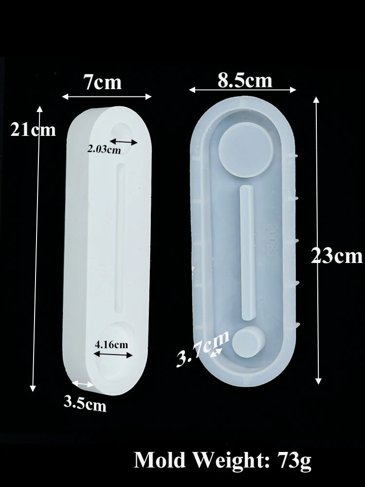 Creative Cross Fish Candle Holder Silicone Mold DIY Handmade Epoxy Resin Plaster Craft Candlestick Casting Molds Gift Home Decor