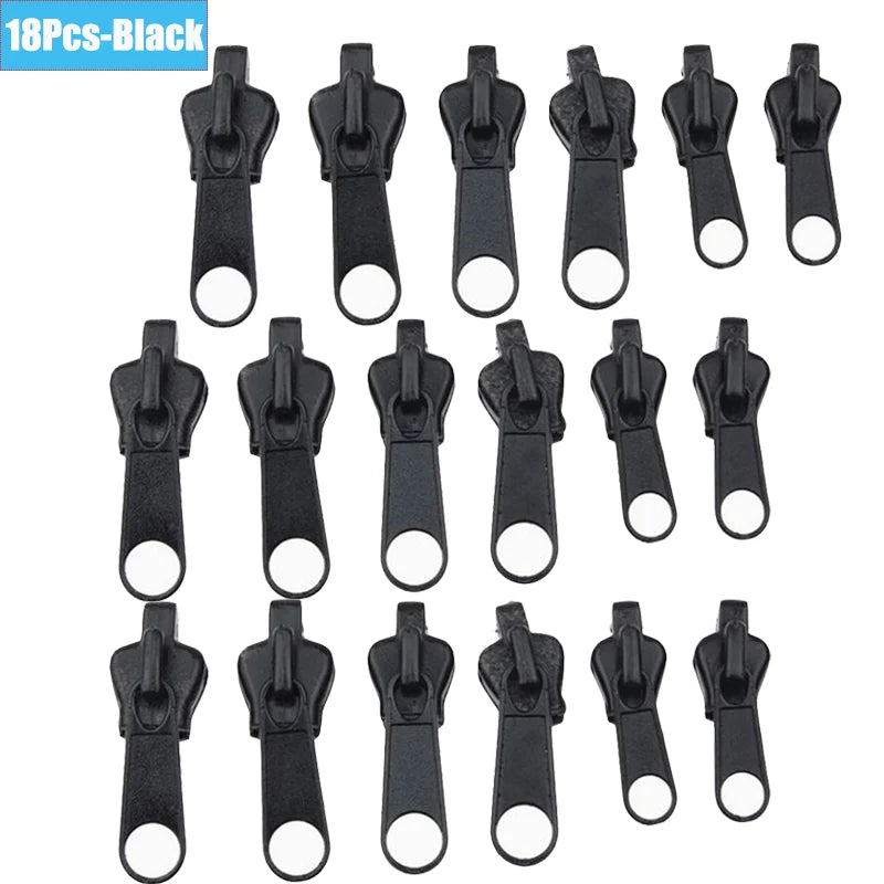 6/36pcs Fix Zip Puller Universal Instant Zippers Fix Zipper Repair Kit Replacement Zipper Pull Slider For DIY Sew Accessories