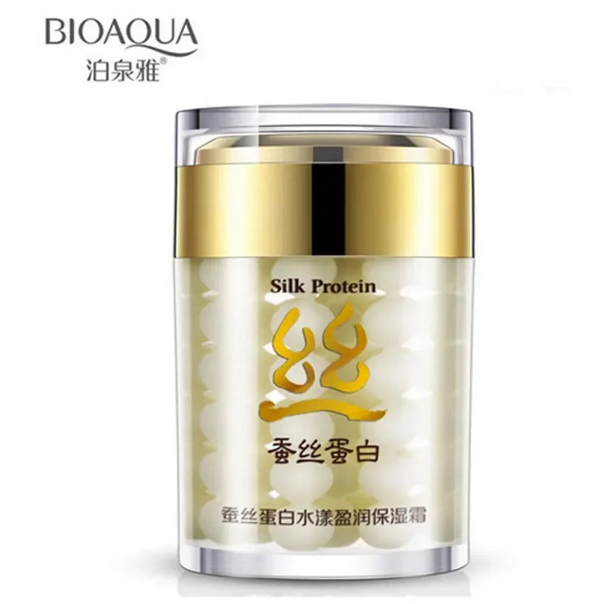 60g Collagen Protein Moisturizer Face Cream Anti Wrinkle Age Anti Acne Whitening Cream Bioaqua Silk Skin Care Ageless Products