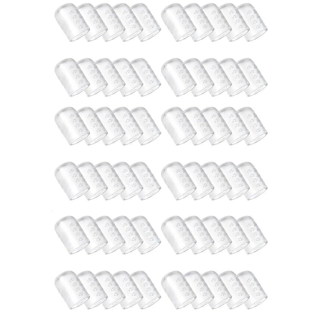 60/40/20pcs Toe Protectors Silicone Gel Caps Unisex Toe Cover for Corns Calluses Blisters Pain Relief Soft Toe Sleeves Cushions