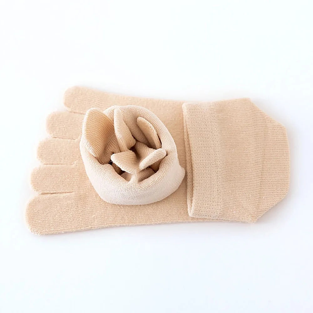 Hot Sale! Women Toe Socks with Separate Fingers Summer Solid Color Cotton Five Finger Socks Women Low Cut Ankle Socks Yoga Sport