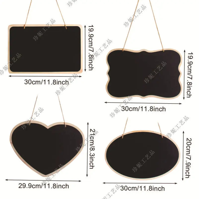 Rustic Wedding Wooden Blackboard Mr Mrs Bridal Shower Decoration Photobooth Birthday Party DIY Home Decor Sign Message Board