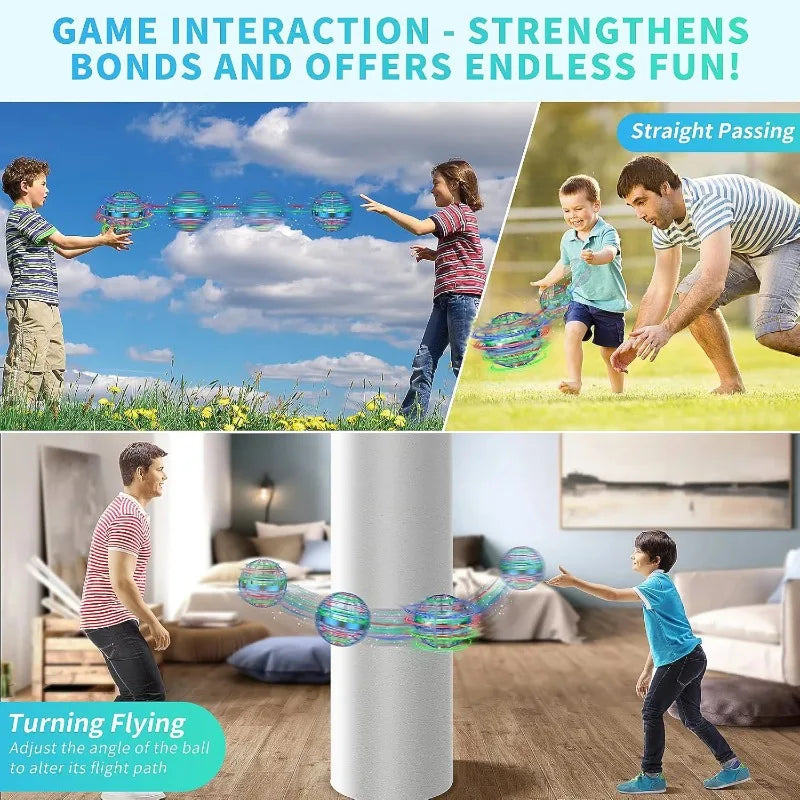 AI Flying Orb Ball Toys Galaxy Cosmic Globe Boomerang