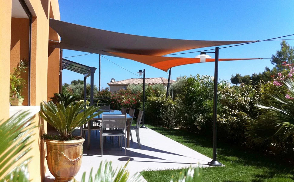 Waterproof Sun Shade Sail Square Rectangle Triangle Garden Canopy UV Block Pool Shade Cloth Sun Shelter Camping Hiking Tents
