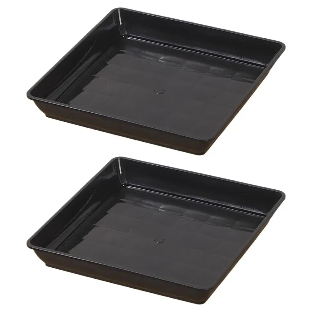 Plant Saucer Square Durable Flower Pot Indoor Outdoor Heavy Duty Tray Square Flowerpot Water Dish Home Decor for Gardening