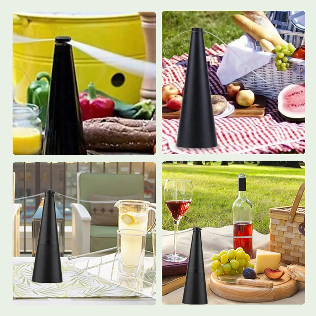 Automatic Mosquito Repellent Fan Fly Swatter Fan Portable Rechargeable Table Fly Fans Outdoor Kitchen Fly Repellent Fan