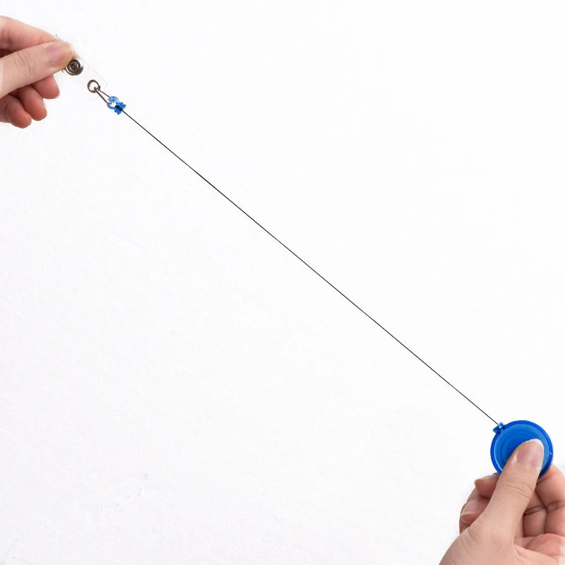 10pcs Retractable Badge Holder Clips for Nurse ID Badge Reel with