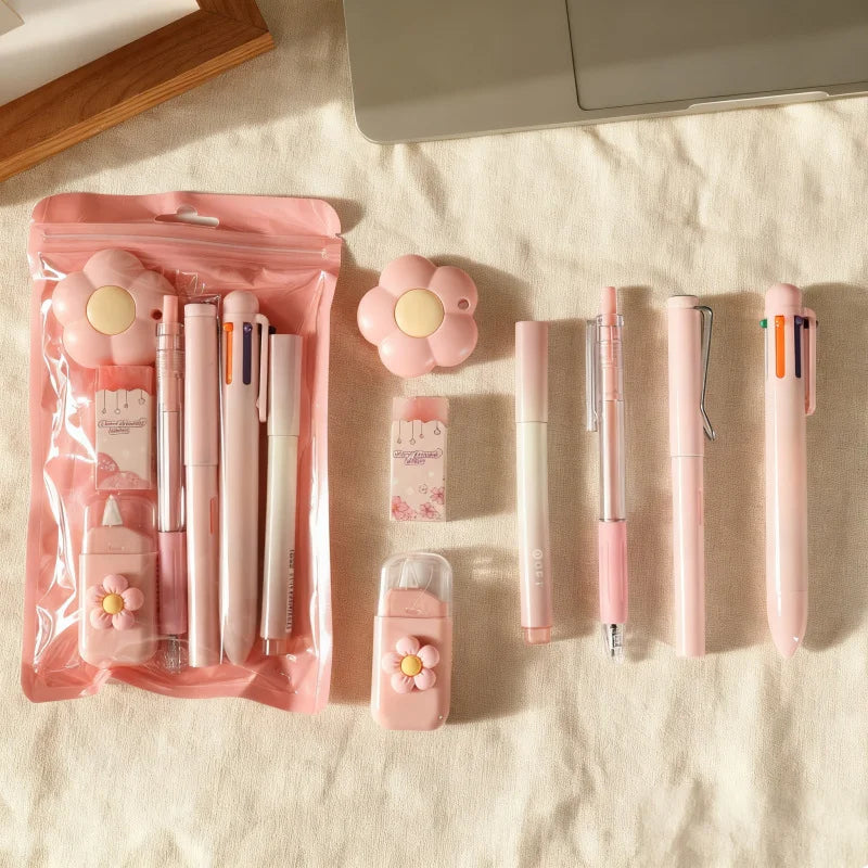 7-Pcs Stationery Set High-Quality Student Graduation Gift Neutral
