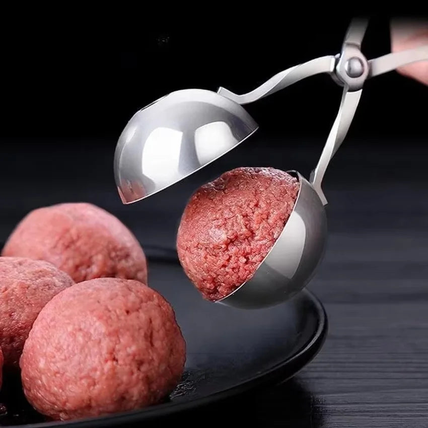 Meat Ball Maker Tool Stainless Steel Clip Round Rice