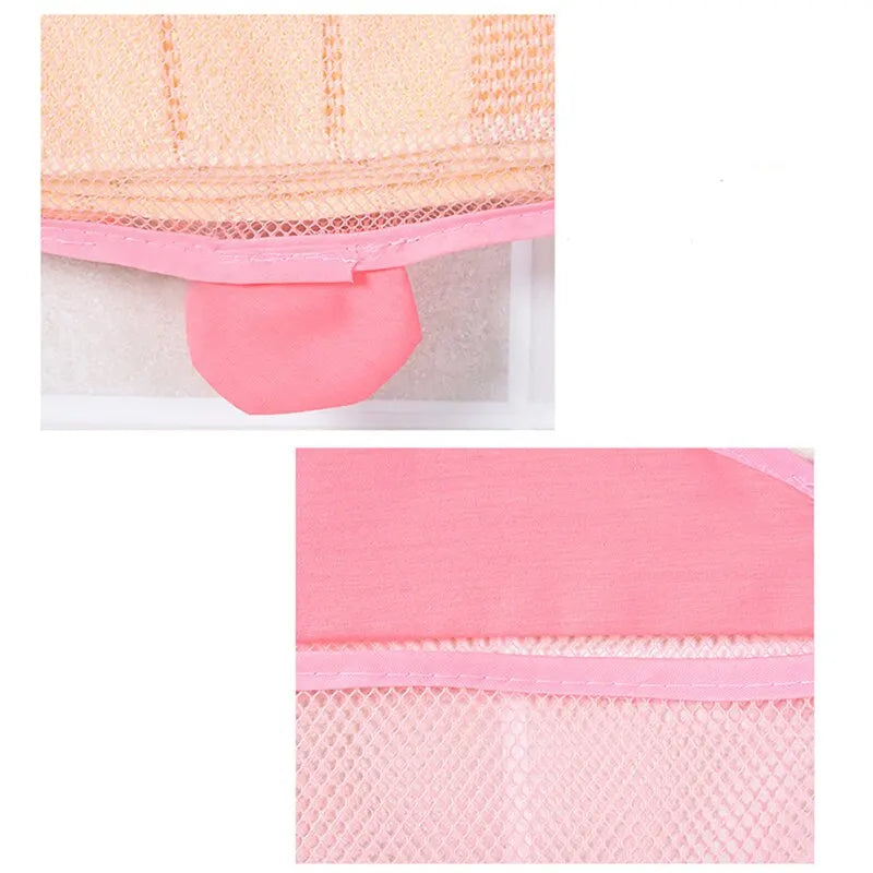 Quick-Dry Mesh Baby Bath Toy Organizer Bag