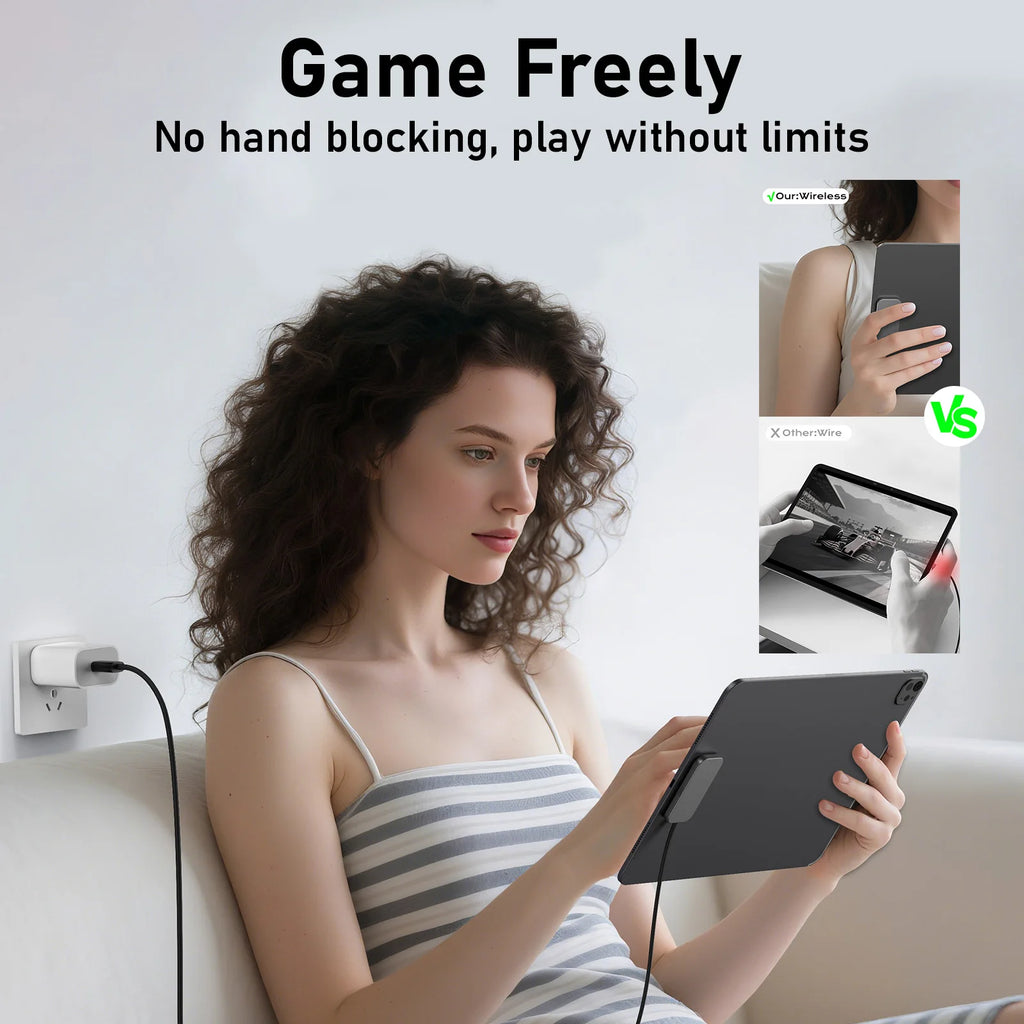 For iPad Pro Magnetic Wireless Charger Aluminum Alloy Fast Charging Smart Chargers With 2m Cord For iPad Pro 13"/11"/12.9"/10.9"