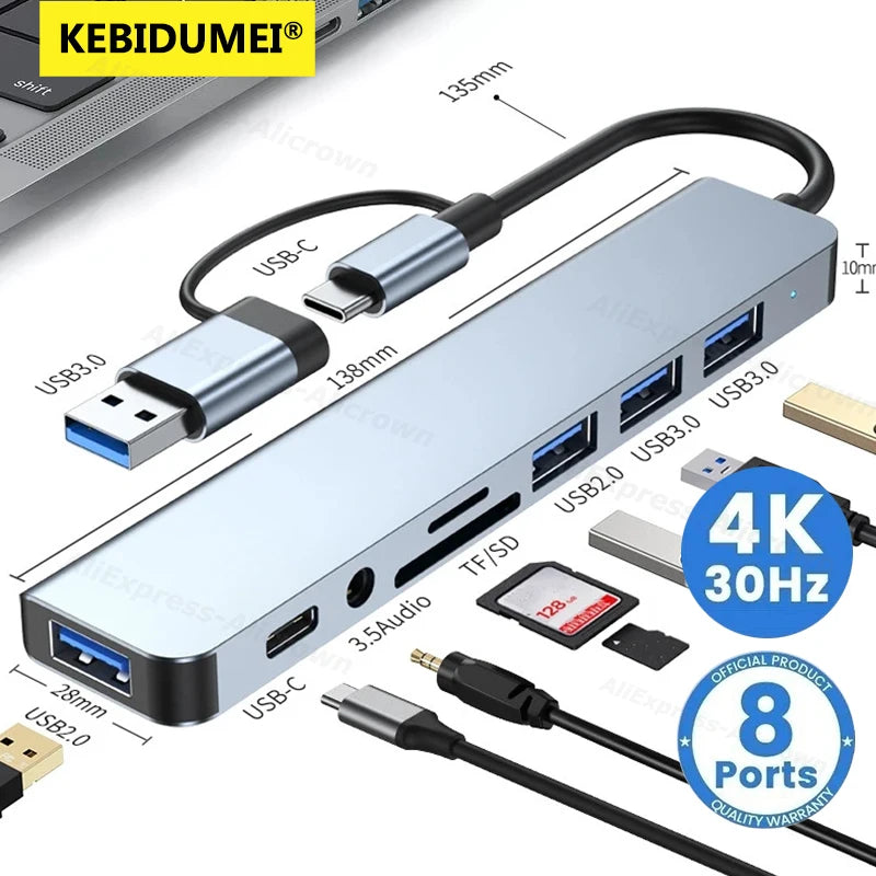 5Gbps USB 3.0 HUB USB C HUB USB C