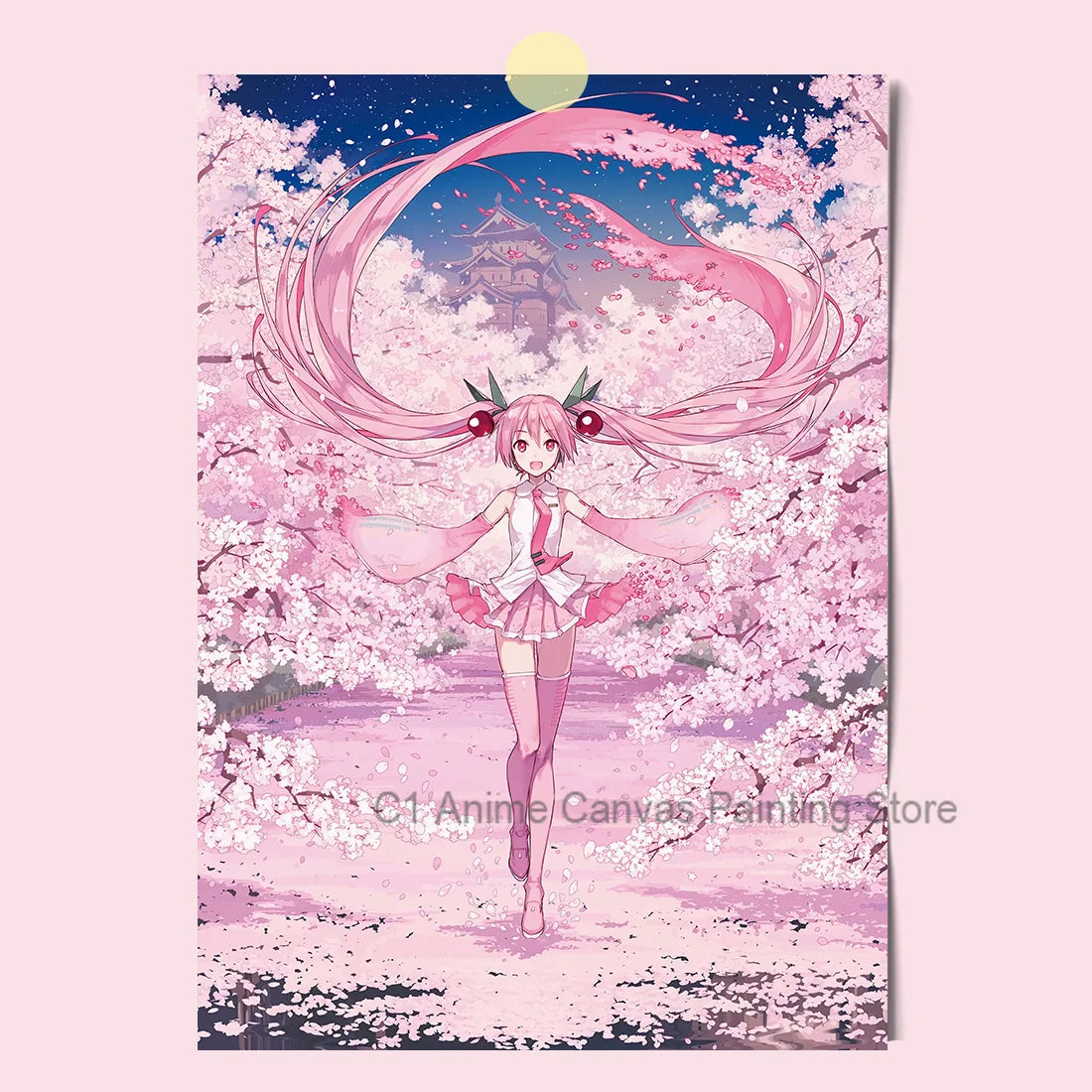 Hatsune Miku Anime Poster MIKU Magazine Bedroom Dormitory Studio Decorative Painting Photography Wallpaper DIY Gift