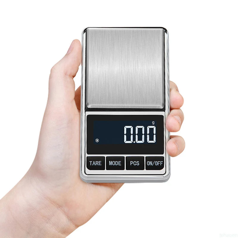 Electronic Jewelry Scale Balance Gram Scale 500g/0.01g High Accuracy Jewelry Gold Scales Mini Pocket Scale Kitchen Weight Tools