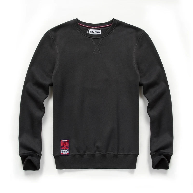 Autumn Fashion Mens Hoodies Solid Casual O-neck Sweatshirt Class Style Male New Trend Long Sleeve Hoodies Men Streetwear BP20931