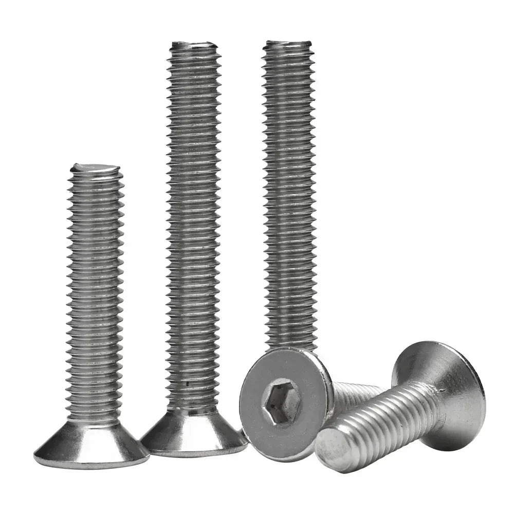 304 Stainless Steel DIN7991 Countersunk Head Hex Socket Screws