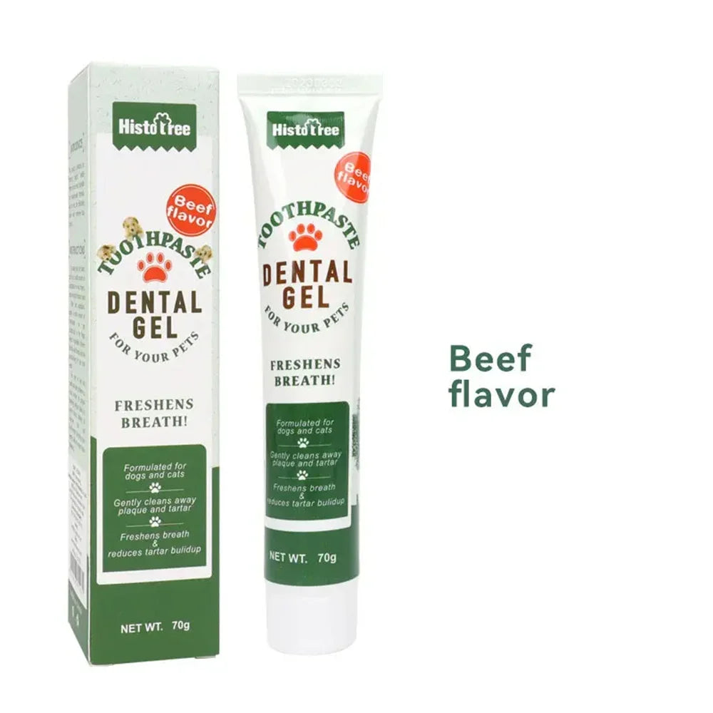 Pet Dog Tootpaste Cleaning Supplies Vanilla Beef Flavor Pet
