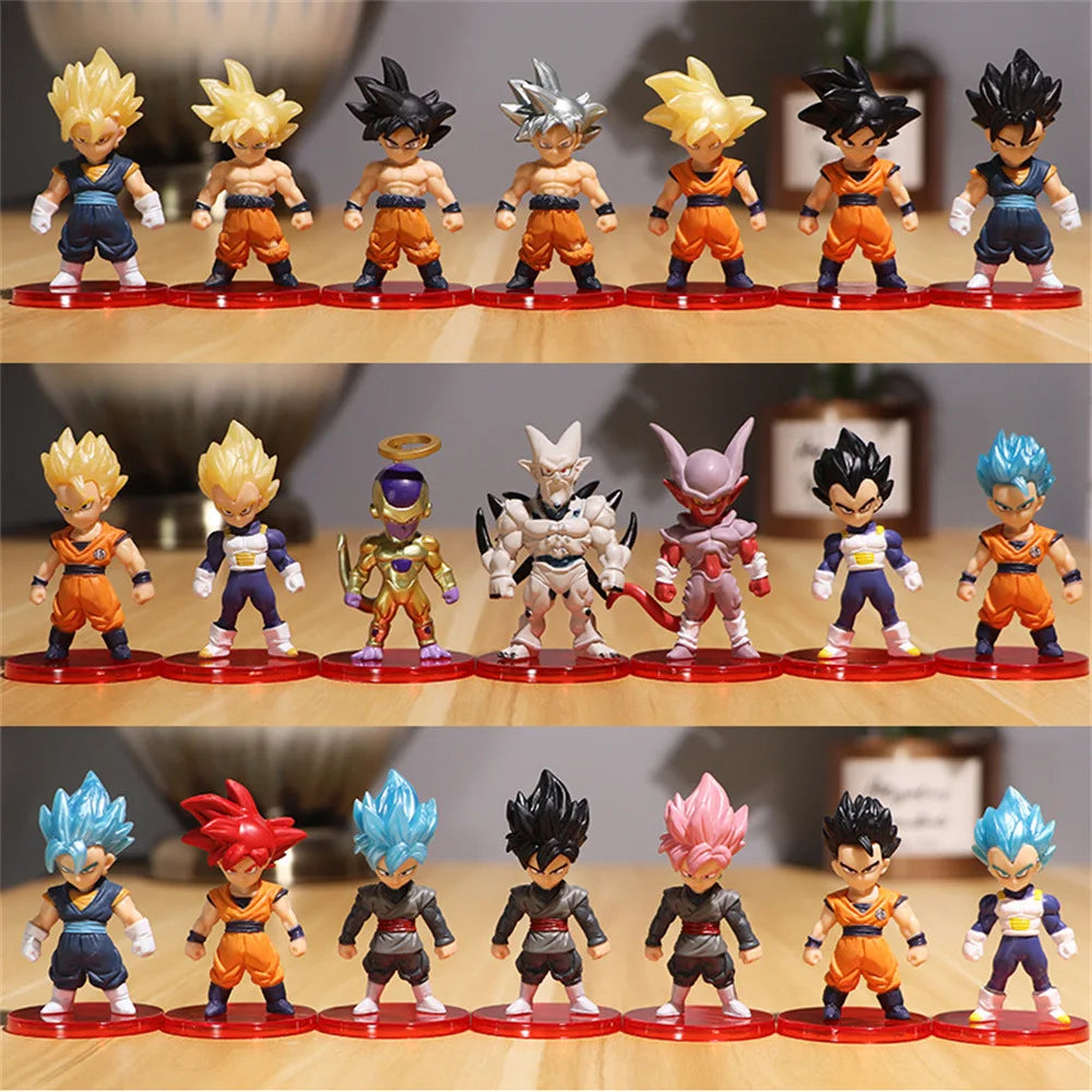 8/16/21pcs Dragon Ball Z Set Super Son Goku Vegeta