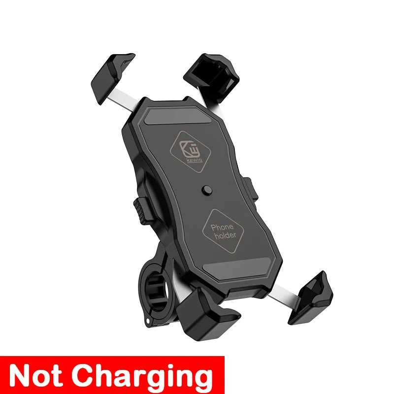 Motorcycle Mobile Phone Holder Mount with QC 3.0 USB Qi Wireless Charger for Scooter Motor Motorbike Smartphone Support Bracket