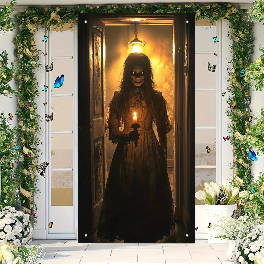 Halloween 2D Door Sign, Three Cats