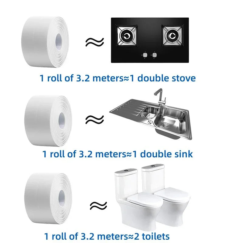 Waterproof Kitchen Sink Edge Sealing Tape