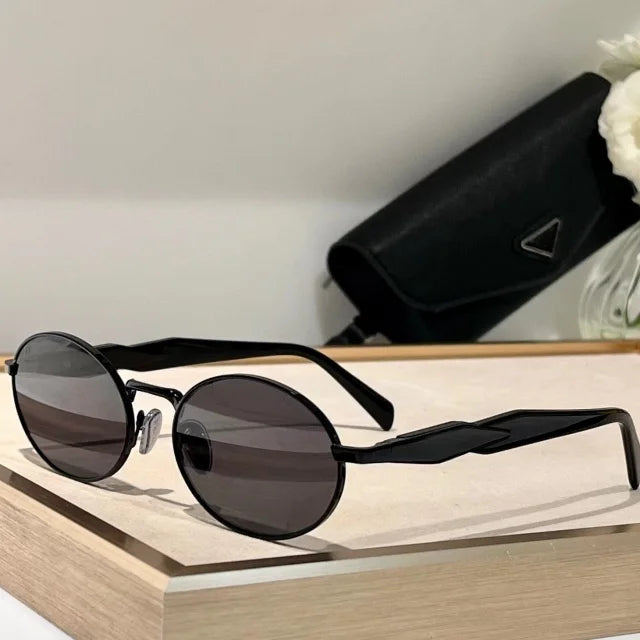 New Trend Oval Acetate Sunglasses For Women Fashion Brand Designer Ladies Party  Eyeglasses  Girls Frame Polarized Sun Glasses