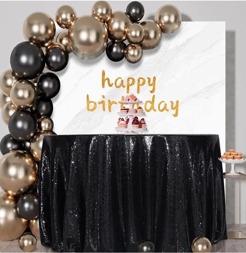 180cm Round Sequin Tablecloth  for Wedding Banquet Wedding Birthday Christmas Party Table Decoration Sequin dining table decorat