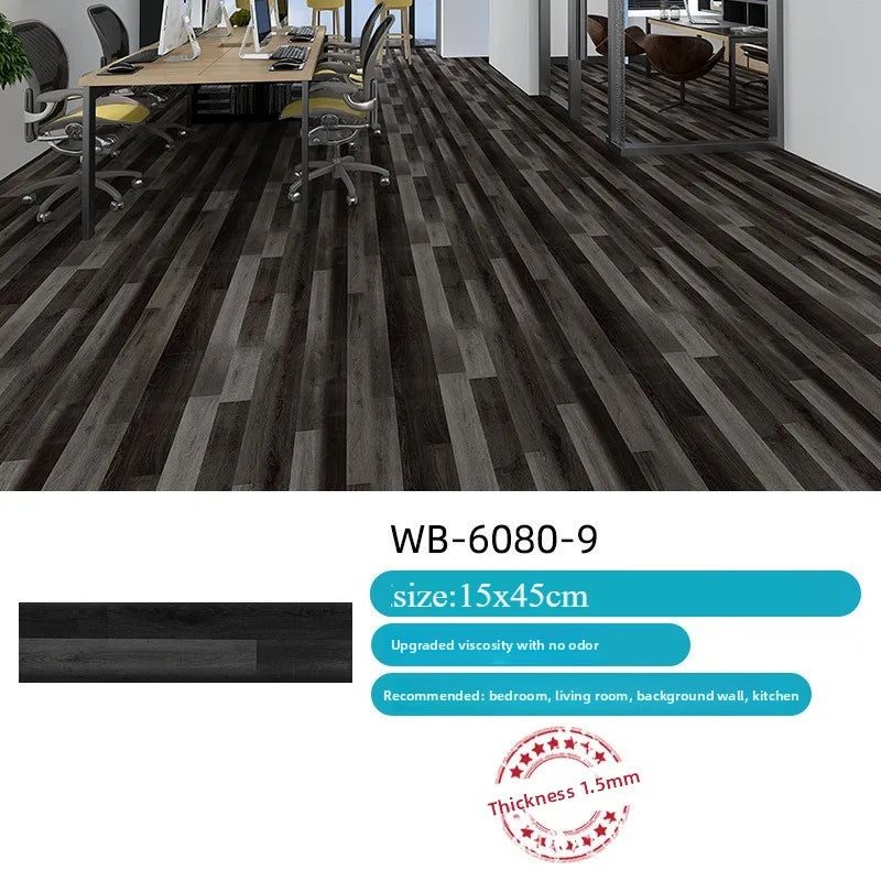 16/32PCS 15X45CM 3d wood grain wall sticker living room bedroom room background wall sticker movie and television pvc decoration