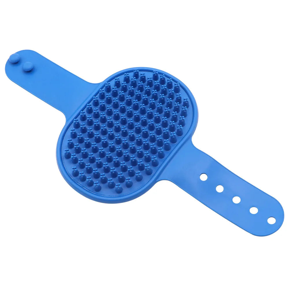 Silicone pet bathing brush