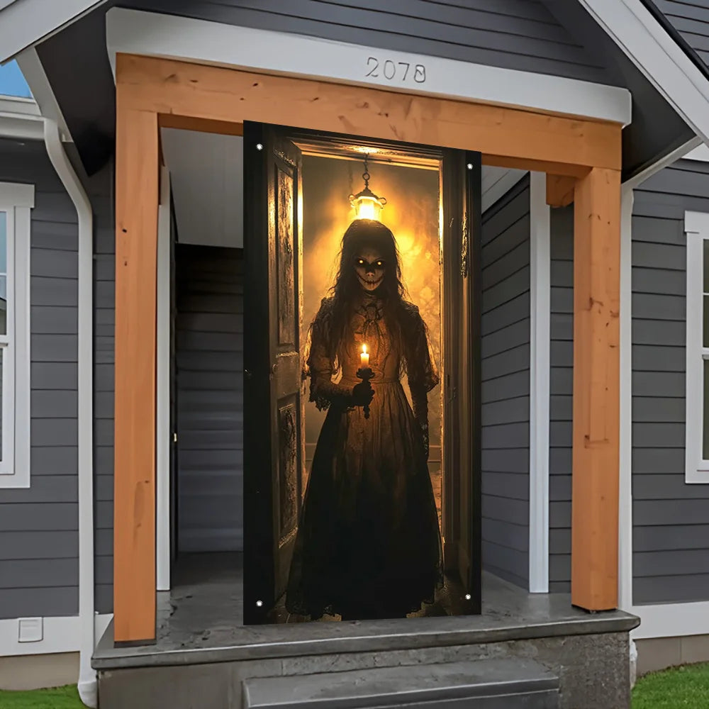Halloween 2D Door Sign, Three Cats