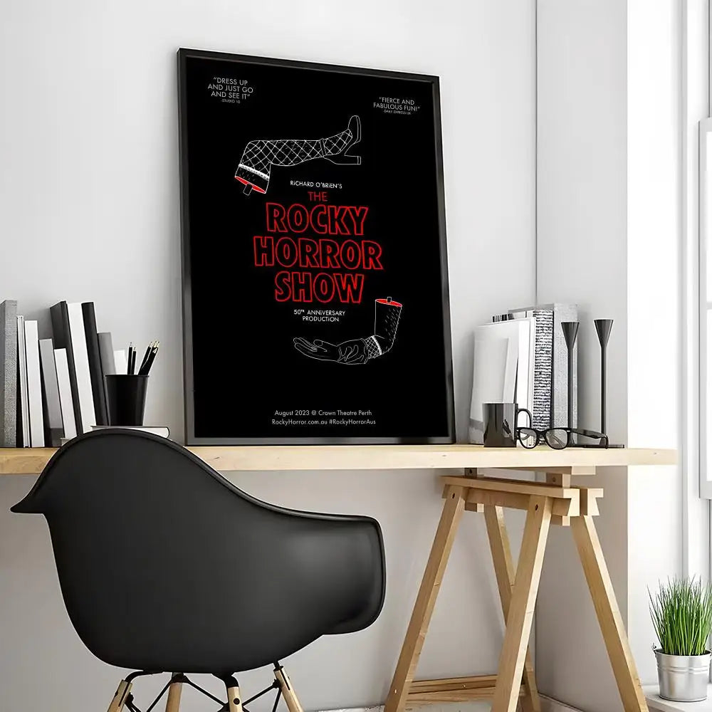 The Rocky Horror Picture Show Movie Painting Calligraphy Canvas Poster: Crease Free Waterproof Durable All Space Wall Decor