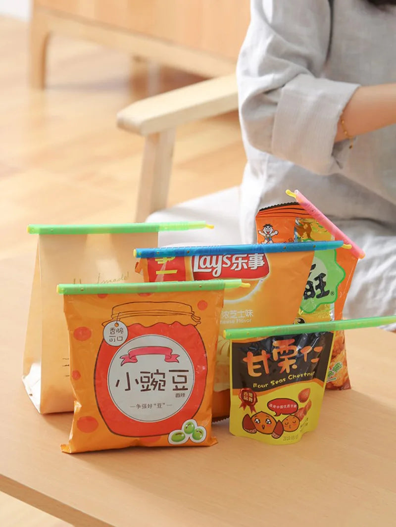 30Pcs/15Pcs Set Bag Clips Food Snack Bags Sealing Clips Seal Stick Food Preservation Sealer Reusable Kitchen Storege Organizer