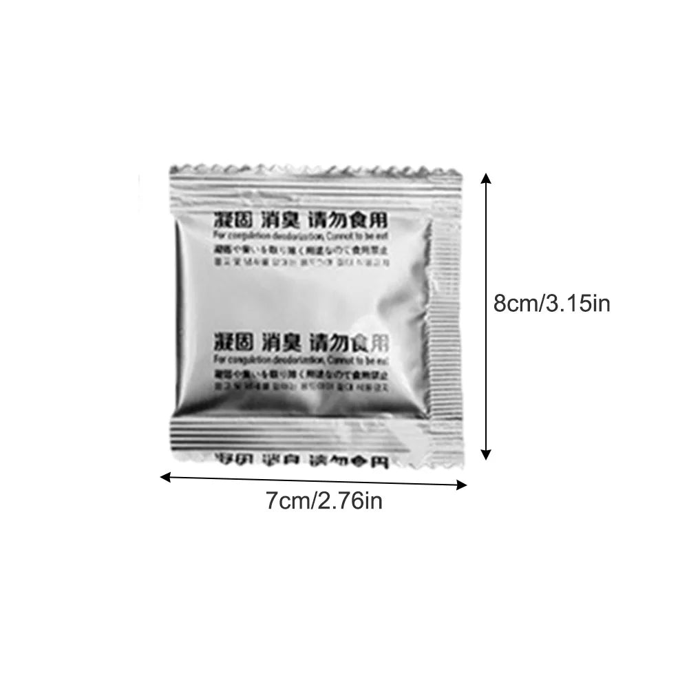 12Pcs Camping Toilet Chemicals Liquid Waste Gelling Deodorizing Powder Emergency Toilet Waste Treatment Portable Toilet Powder