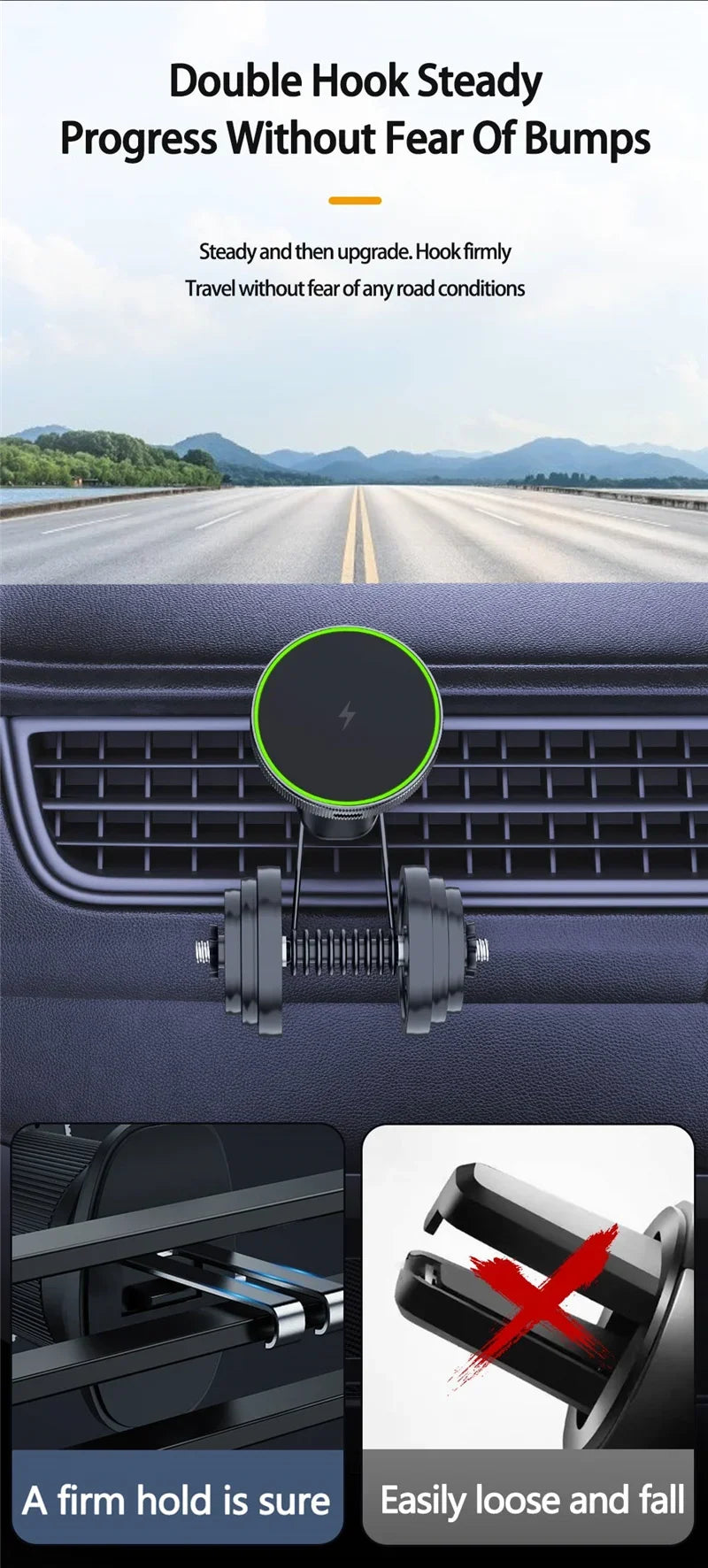 NEW 2 In 1 Magnetic Car Wireless Charger for Apple Watch IWatch 8 7 6 iPhone 15 14 13 12 Pro Max Car Fast Charging Holder Mount