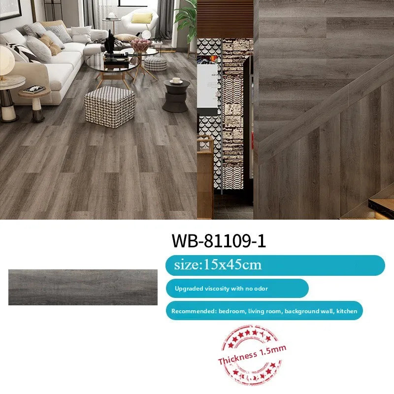 16/32PCS 15X45CM 3d wood grain wall sticker living room bedroom room background wall sticker movie and television pvc decoration