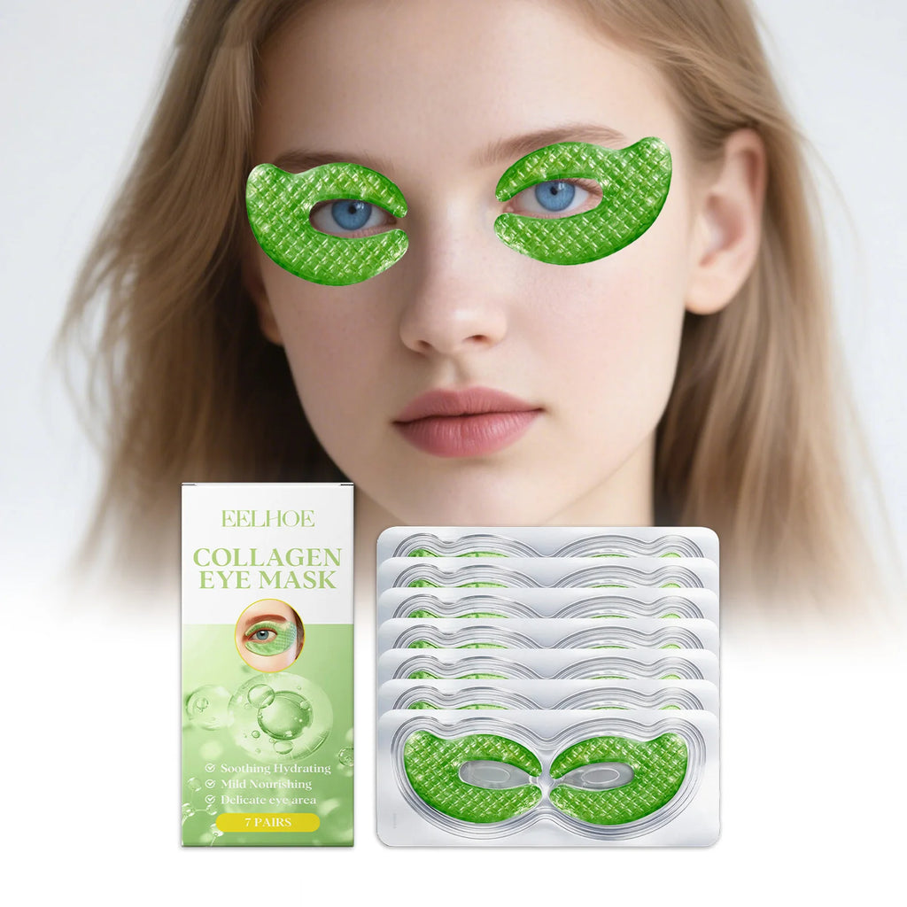 Collagen Eye Mask Patches Moisturizing Firming Anti Dark Circles Remove Eye Bags Eyes Care Gel Masks Pads Eyes Skin Care
