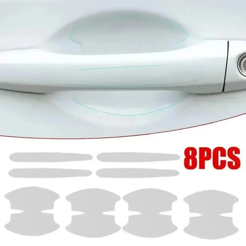TPU Car Door Bowl Anti-Scratch Sticker Clear Door Bowl Handle