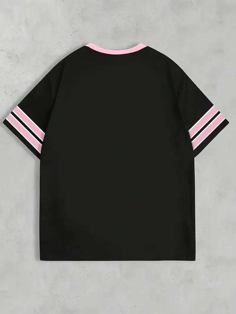 Summer New Men's T-Shirt Breathable Casual Sporty Digital Print