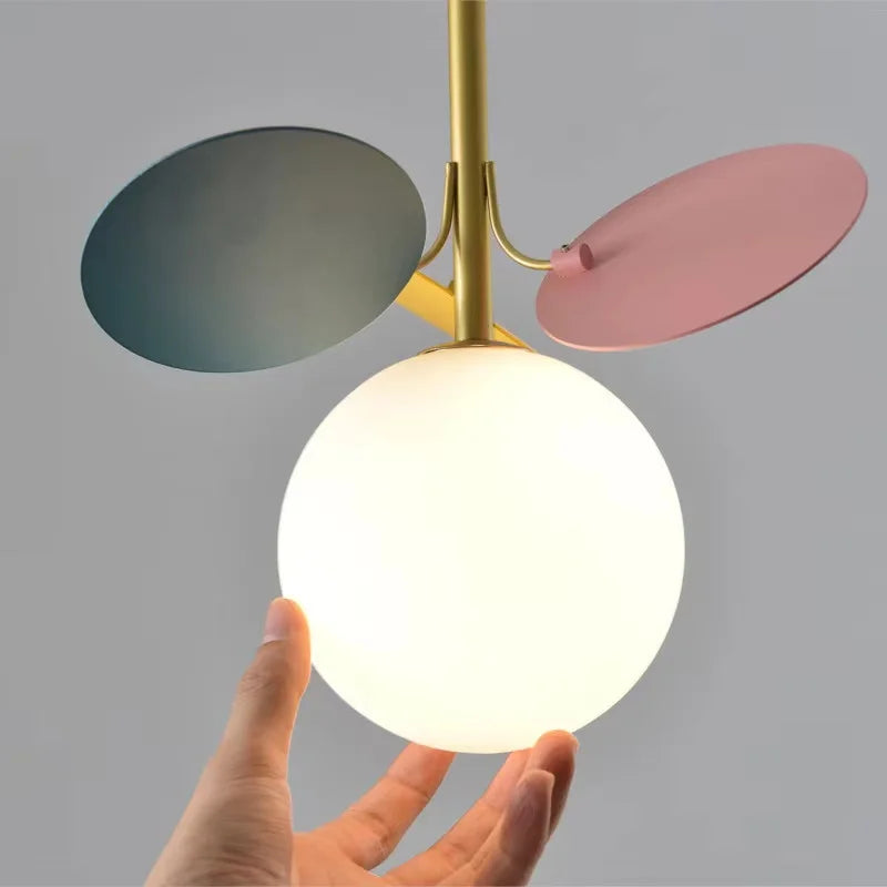 Modern Chandelier Grape Design Glass Pendant Light Indoor LED Nordic Light For Living Room Dining Hall Hotel Kitchen Island Lamp