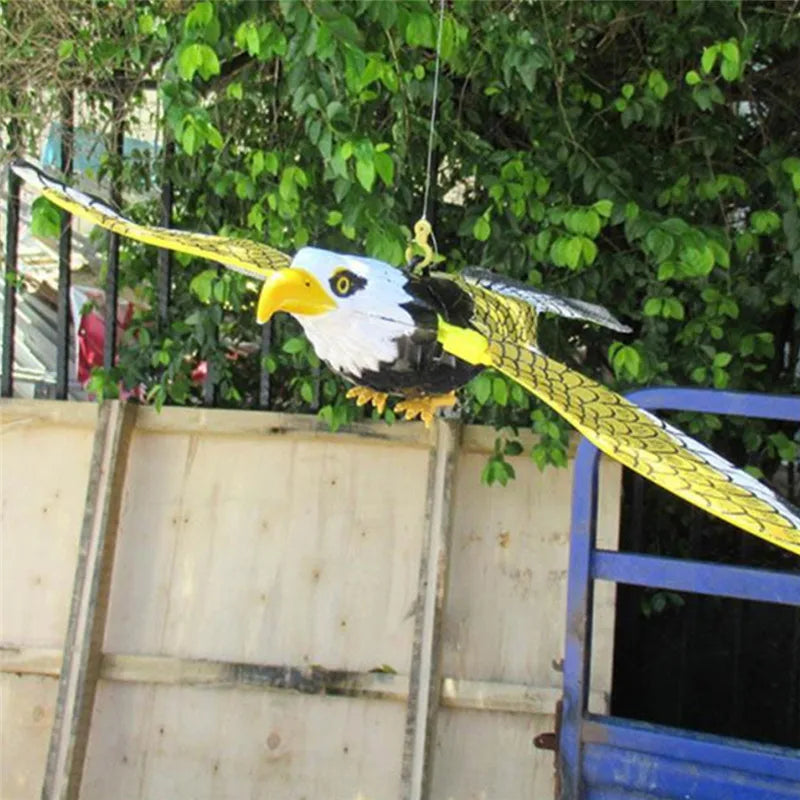 Bird Repellent Hanging Eagle Flying Owl Repellent Scarer Decoy Protection Repellent Pest Control Scarecrow Garden Decor