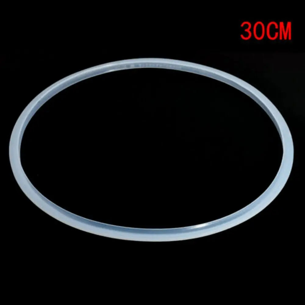 20-32cm Pressure Cooker Seal Ring Rubber Replacement Silicone Clear Gasket Kitchen Tool Heat Resistant