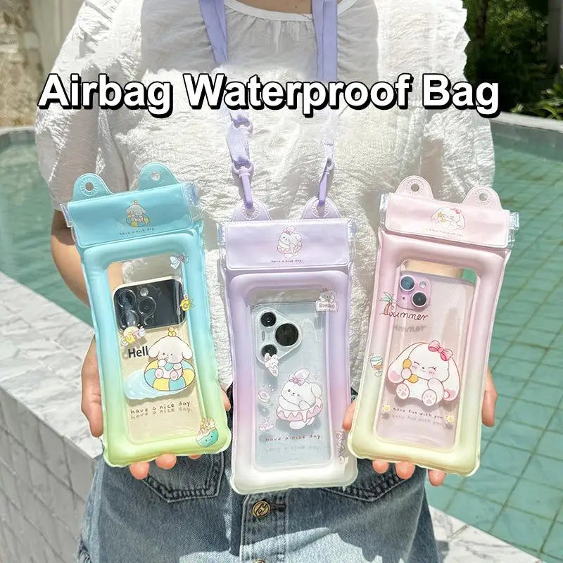 Universal Cartoon Waterproof Phone Case Pouch Swimming Underwater Photography
