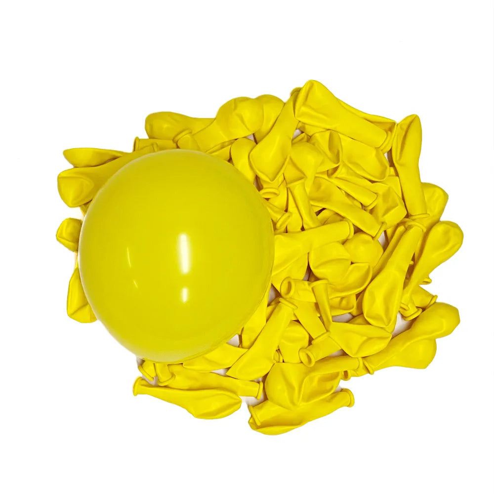 10/20/30pcs Latex Balloons Red Orange Yellow Green Blue Purple