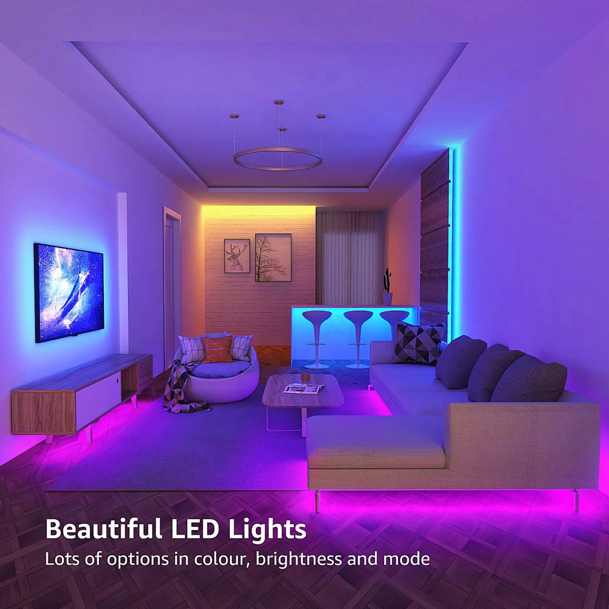 100FT RGB LED Strip Lights