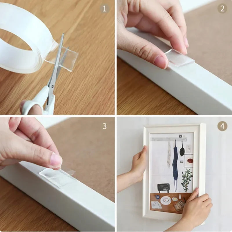 Reusable Double-Sided Nano Tape, Waterproof