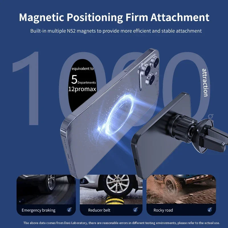 30W Magnetic Car Wireless Charger For iPhone 16 15 14 13 12 Pro Max Mini Car Phone Holder Stand Mount Fast Charging Station