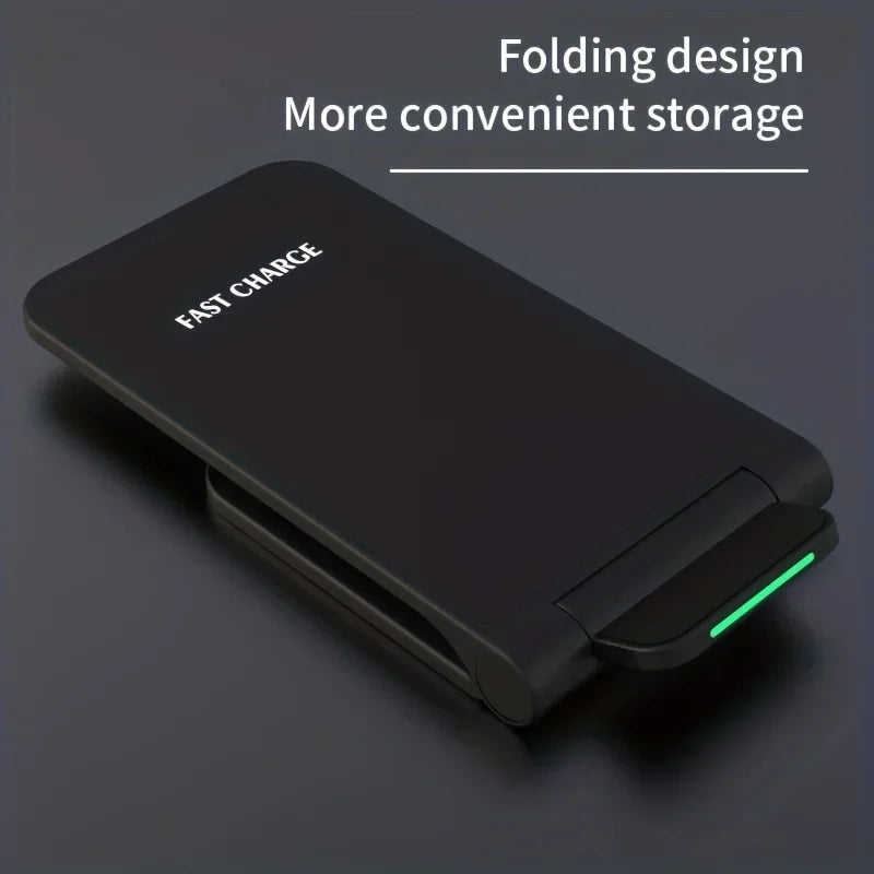 30W Wireless Charger Stand Pad For iPhone 15 14 13 12 11 Pro X XS Max XR 8 Samsung Xiaomi Induction Fast Charging Dock Station