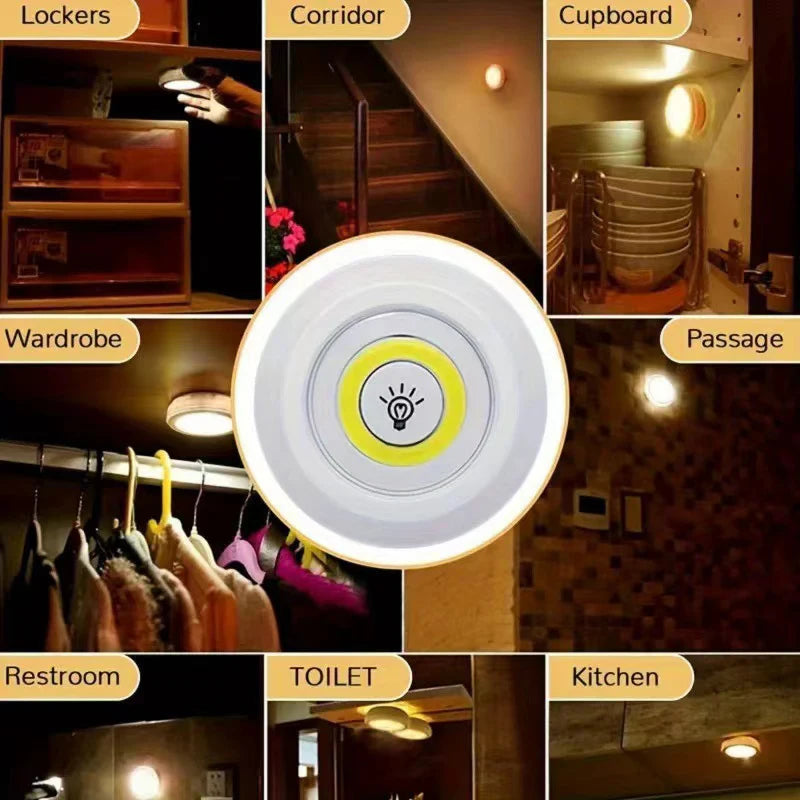 Dimmable LED Under Cabinet Light with Remote Control Battery