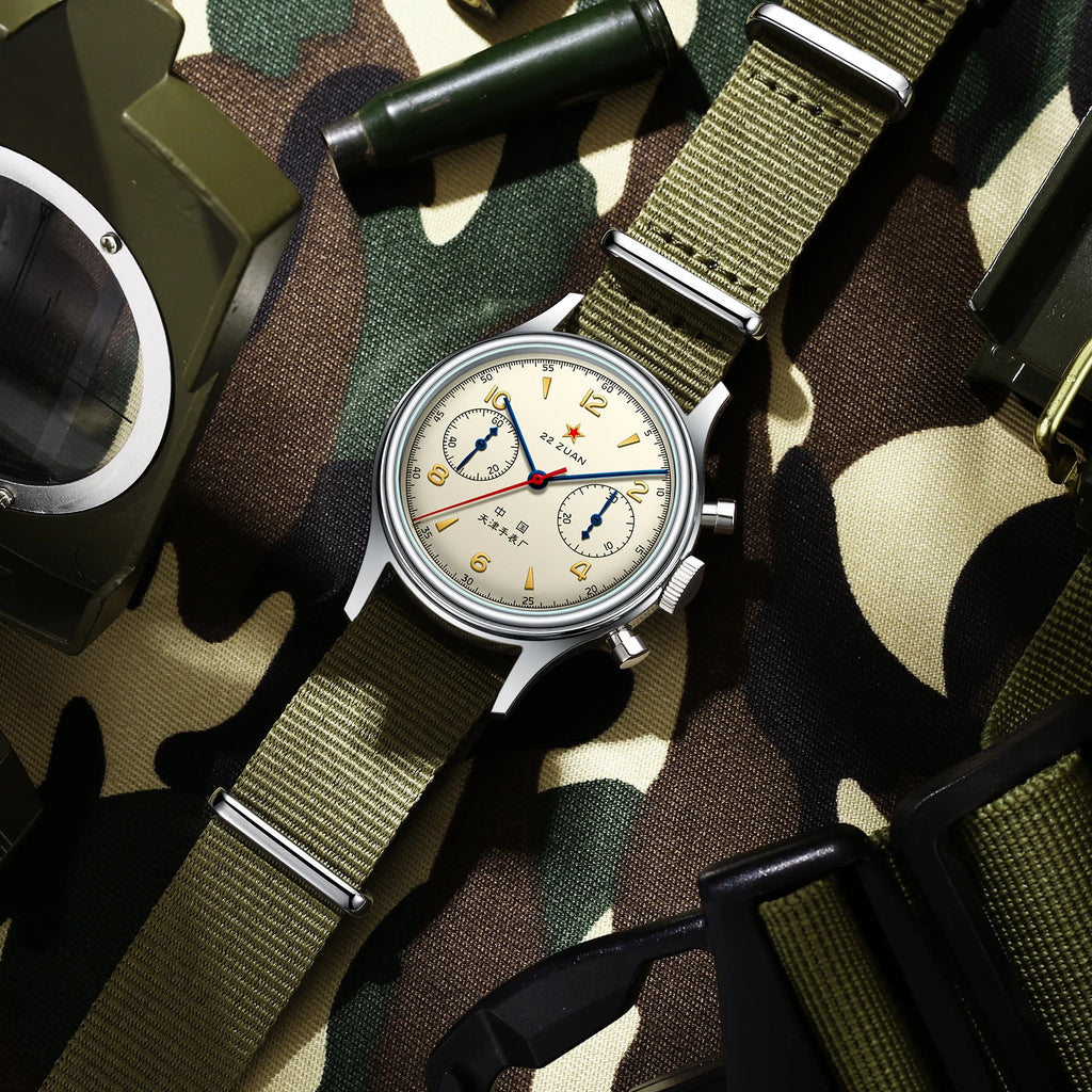 Seagull 1963 International Edition Watch for Men Chronograph Manual