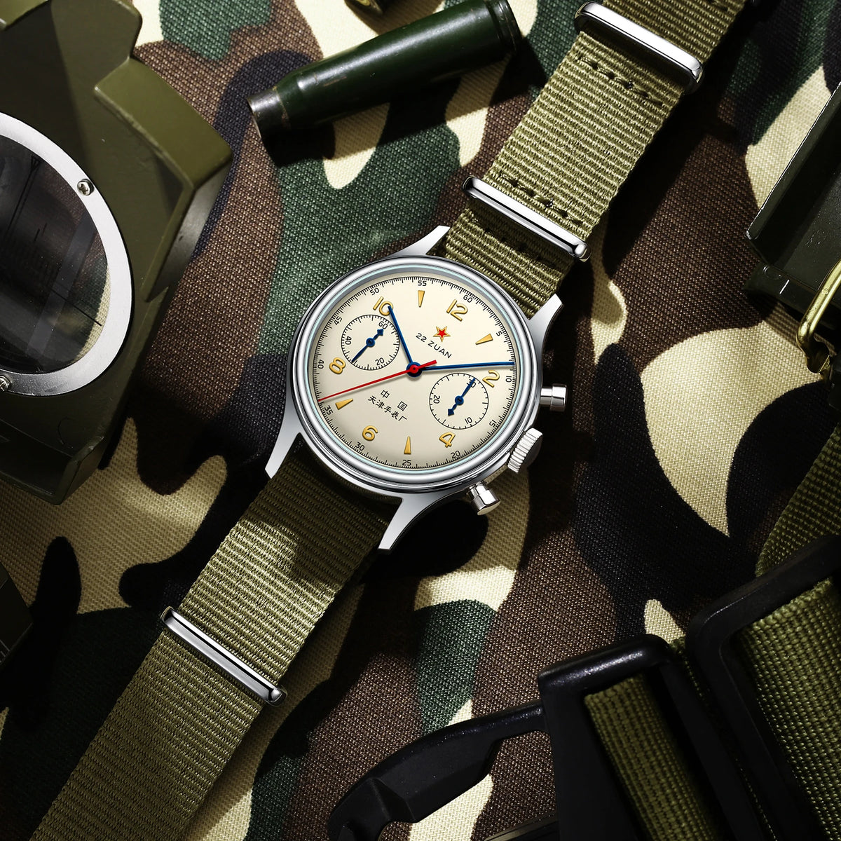 Seagull 1963 International Edition Watch for Men Chronograph Manual